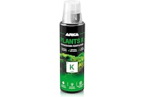ARKA Plants K - Fertilisant potassique supérieur pour Plantes Aquatiques, stimule Croissance vigoureuse en Aquariums d'eau Douce, sans nitrates/phosphates