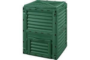 Linea Garden Friend C1933431 Composter 300 Lt, in Polipropilene Resistente alle Intemperie, Verde