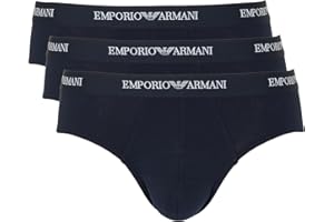 Emporio Armani Bold Monogram 3-Pack Brief Mutande da Uomo Uomo (Pacco da 3)