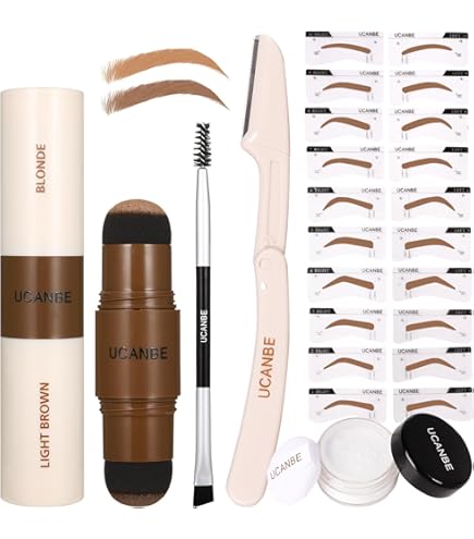 Set Stencil Per Sopracciglia 5 Pezzi - Righelli Flessibili Per Mappatura Precisa, Riutilizzabili, Per Professionisti