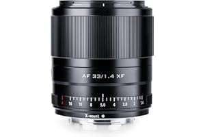 VILTROX 33mm F1.4 STM XF Auto Focus Lens Fixed Focus APS-C Portrait Lens Compact Large Aperture For Fujifilm Fuji 33mm X-mount Mirrorless Camera X-T3 X-H1 X20 X-T30 X-T20 X-T100 X-Pro2