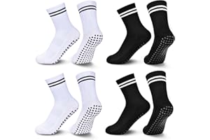 KTUEOV Calcetines Futbol Niño, 3 Pares Medias Antideslizantes Fútbol Niña de Cómodos Algodon Calcetines Deporte Niño para Running Ciclismo Rugby Baloncesto Medias Futbol Niños de 6-12 Años