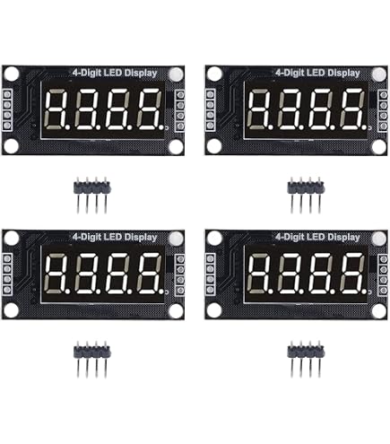 Affichage LED TM1637 6 Digits 7 Segments - Tube Numérique Blanc, Pour Arduino, Affichage Digital
