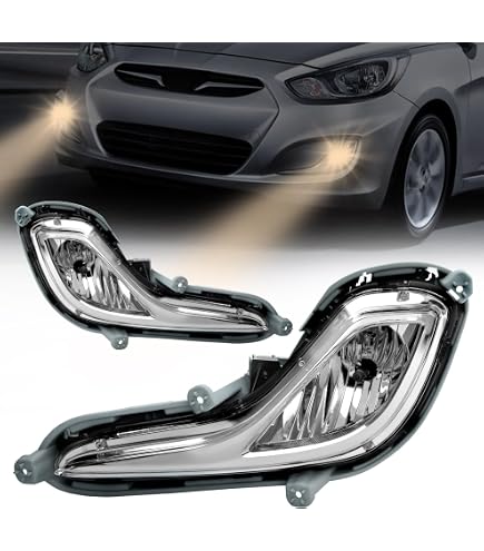 Virtue DRL Daytime Running Fog Light For Hyundai Accent 2018-2020 – Yellow Turn Lamp