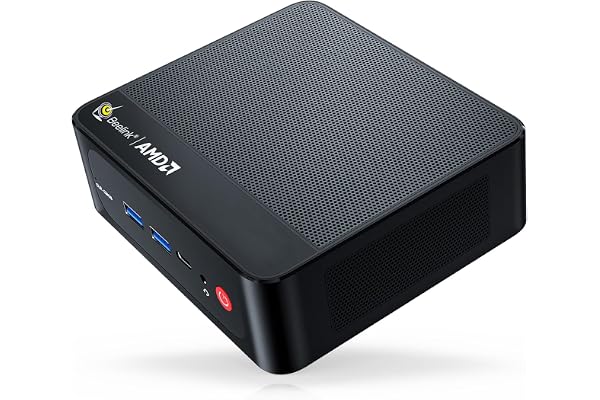 Beelink SER5 Pro Mini PC, AMD Ryzen 5 5625U (6C/12T, 4.3GHz) Mini Ordinateur de Bureau, 16 Go RAM DDR4, 480 Go SSD, USB3.2, 2.5 G LAN, WiFi 6, BT5.4, Jusqu' à Trois écrans Via HDMI, DP, USB-C