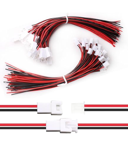 10X 3-Pin 150mm Mini Micro JST XH2.54mm Socket Connector Plug With Wire Cable TU | UK - Foto 5