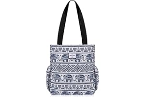 HAWEE Mode Damen Handtasche mit Reißverschluss Casual Frauen Schultertasche Umhängetasche Groß Einkaufstasche Wasserdicht Henkeltasche für Reise Arbeit Schule Tägliches Leben Gym Strand