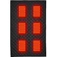 Heated Sleeping Bag Liner | USB Power 6 Heated Zone Camping Mat Sleeping Bag Liner | 3 Gear Camping Sleeping Mat Electric Sleeping Bag Heater for Car Pet Mat Yoga Mat