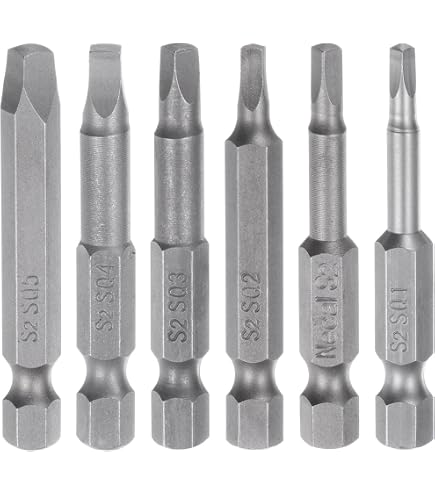 Kit 7 Embouts Allen Magnétiques 50mm - Acier S2 - Pour Visseuse/Perceuse 1/4"