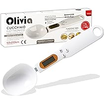 Bilancia Digitale A Cucchiaio Sporgo - Precisione 1g, Portata 800g, Con Display LCD, Per Spezie, Farina, Caffè - Foto 5