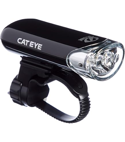 Phare Avant Vélo CatEye Ampp 400S - 500 Lumens, OptiCube, USB-C, IPX4, Support FlexTight