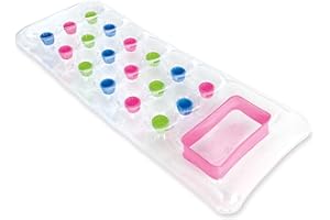 Intex Lounge 18 Nadmuchiwany Materac, Wielokolorowy, 188 x 71 cm