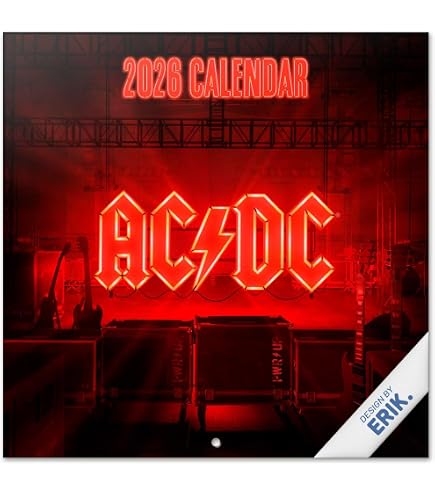 Calendrier De L'Avent AC/DC 12 Paires Chaussettes Homme 40-45 - Rock'n'Roll