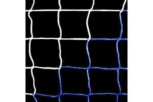 NETSPORTIQUE Red de fútbol de 5 m x 2 m, Color a Elegir, para Objetivo de fútbol a 7, Ideal para Entrenamientos de fútbol