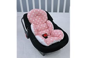 Umay Baby Baby Car Seat Cushion-Car Seat Liner -Car Seat Accessories (Powder Star)