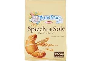 BARILLA Mulino Bianco Biscotti Frollini Spicchi di Sole, Colazione Ricca di Gusto - 900 g