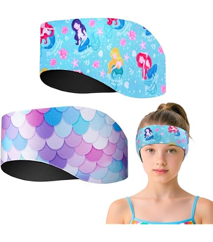Bandeau De Natation Enfant En Néoprène - Protection Oreilles Pour Piscine, Surf Et Sports Nautiques (Rose, Taille L)