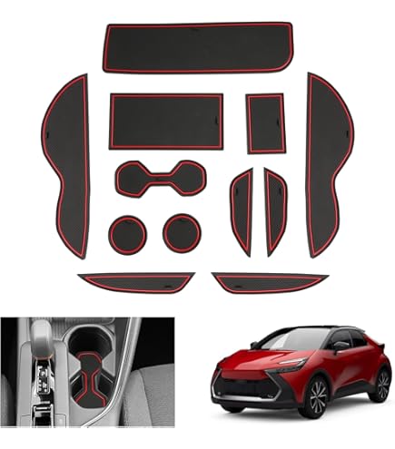 Naaldvilt kofferbakmat voor Toyota C-HR Hybrid 2016-2024 Naaldvilt kofferbakmat voor Toyota C-HR Hybrid 2016-2024