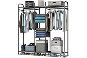 MONKLE - Appendiabiti da terra,appendiabiti,stand appendiabiti,appendi abiti,rella appendiabiti,appendiabiti da terra salvaspazio(nero)