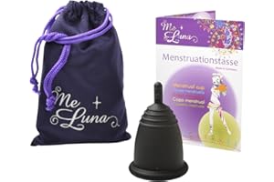 Me Luna Coupe menstruelle Classic, manche noir taille l