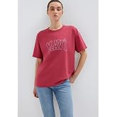 Mavi Logo Baskılı Pembe Tiş&ouml;rt Regular Fit/Normal Kesim 1611193-70931