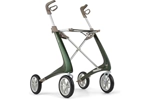 Deambulatore ByACRE Carbon Ultralight | Il deambulatore in carbonio più leggero al mondo, solo 4,8 kg | Utilizzabile in interni ed esterni | Pieghevole e pratico da caricare in auto o per viaggiare