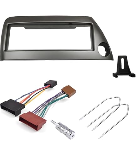Kit Cornice Radio Per Ford KA (1996-2008) - Argento Con Adattatore - Foto 9