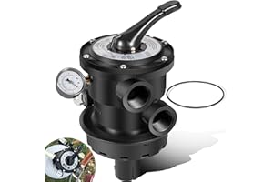 USSURAY For Hayward SP0714t VariFlo Top-mount Multiport Valve, Suitable for Any Above-ground Pro- or VL Series Sand Filter