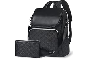 Fmeida Mochila Antirrobo Mujer, Bolso Mochila Mujer Casual, Bolso Mujer Impermeable y Ligero para Todos los Díario, Viajes Cortos, Trabajo