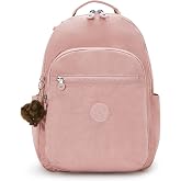 Kipling Seoul 27L Laptop Backpack Fits 15 Inch Lightweight Travel, Memory Pink, one size fits all, Kipling SEOUL Memory Pink