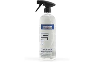 ‎FERDOCLEAN ferdoclean Nano Protect Glass Cleaner 1,000 ml - Streak-free Shine for Glass, Mirrors & Car - With Nano Protection Against Resilience - 1L Spray Bottle - Made in Germany