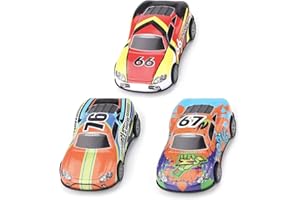 GTYARYUA Coffret Petite Voiture Enfant, Lot Petites Voitures à Friction, Lot Voiture Enfant, Lot Voitire Miniature en Métal, pour Enfants à Partir de 2 Ans -Couleur Aléatoire (3 PCS)