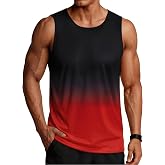 PINSPARK Men's Tank Top Sleeveless Workout Shirt Summer Outdoor Functional T-Shirt