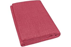 il dolce stile della tua casa telo copridivano copri poltrona copriletto matrimoniale gran foulard in cotone tinta unita made in Italy (rosso, singolo)