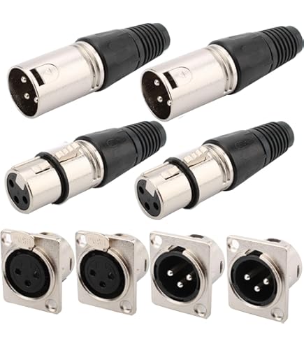 RND 205-00883 | RND XLR-connectoren, Stekker, Recht, Kabelmontage