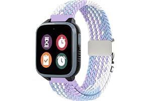 Aurrain 16MM vävt nylon klockarmband med XPLORA X5/X5 Play/XGO 2/XGO 3,Klockarmband i vävd nylon för barn.