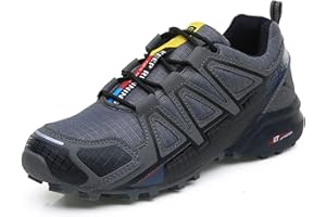 WYUKN Scarpe da Ciclismo da Uomo Donna - Scarpe da Bici da Strada Scarpe da MTB per Mountain Bike,Scarpe da Ciclismo da Uomo, Mountain Bike,Scarpe da Bicicletta,Grey-45EU