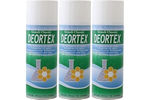 HOME PRO Deortex Grandi Classici, Igienizzante Tessuti Spray, Deodorante e Profumatore per Ambienti, Confezione da 3 Pezzi da 400ml