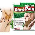 HONPOLO Wormwood Knee Pain Relief Patch 12 Pcs - Fast-Acting Relief for Knee Joint & Muscle Discomfort - Soothes Aches & Pains with Natural Wormwood - Promotes Blood Circulation & Reduces Swelling