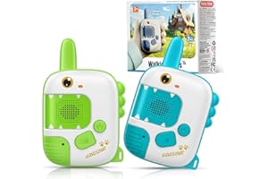 WOOTOYZ Walkie Talkie Kinder ab 3 4 5 6 7 8 Jahre, Funkgerät Kinder Dinosaurier Spielzeug ab 3-8 Jahren Junge Woki Toki Geschenk Junge Kind 3-8 Jahre Walky Talky Kinderspielzeug Kids Toys