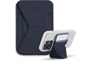 MOFT Magnetischer Handy Wallet Ständer, Veganem Leder Kartenhalter Stand Kompatibel mit Magsafe iPhone 17 16 15 14 13 12 Serie, 3 Betrachtungswinkel