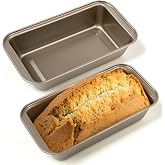KITDAHOM Pack of 2 Non-Stick Loaf Pan &ndash; Rectangular Baking Mould &ndash; Bread Oven Mould &ndash; Ideal for Baking Bread, Cakes, Toast an
