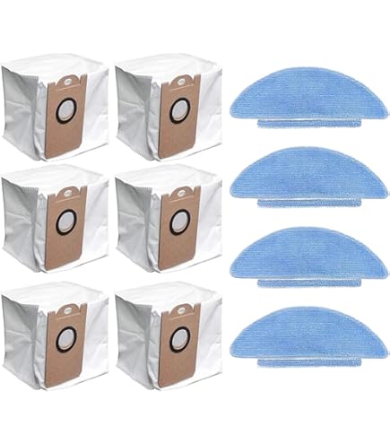 8x Ersatz-Seitenbürsten Für MONSGA MS1 MAX Saugroboter | Eckreinigung | Einfacher Wechsel