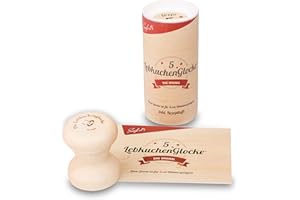 Lebkuchenglocke | Das Original | Lebkuchenform 5 cm | zum backen von Nürnberger Lebkuchen | Backform für Hobbybäcker und Konditoren