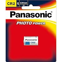 Panasonic Photo Lithium Battery CR2W, Pack of 1