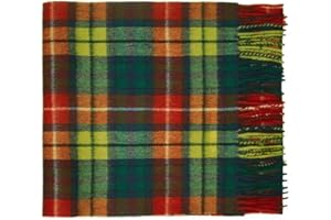 Oxfords Cashmere 100% Lambswool Tartan Plaid Scarf