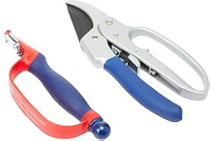 Spear & Jackson Razorsharp Ratchet Secateurs and Sharpener Set