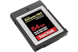 SanDisk Extreme Pro CFexpress-Speicherkarte Typ B 64 GB (1.500 MB/s Lesen, 800 MB/s Schreiben, RescuePRO Deluxe, ruckelfreie RAW Videos, 4K, XQD Kompatibilität)