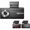 CP PLUS CP-F83C 4K Front, Rear & Cabin Dashcam with GPS | 8MP 2K Reoslution| in-Built GPS & G-Sensor | 4" Inch Touch Screen Display | Supports Night Vision | Supports SD Card Upto 1TB Max