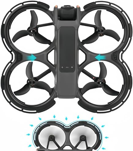 Propellerschutz Für DJI Avata 2 - Stoßstange Aus TPU, Grün Leuchtend, Anti-Crash Ring